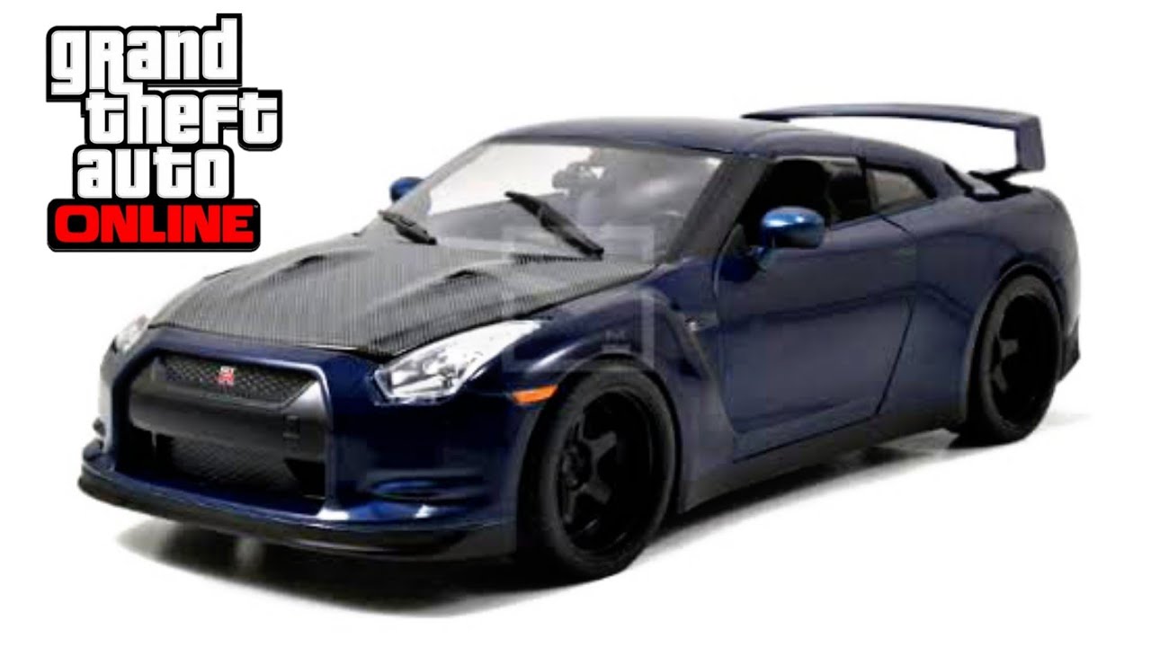 GTA V ONLINE - Como fazer o GTR azul do Brian (Velozes e Furiosos 7)