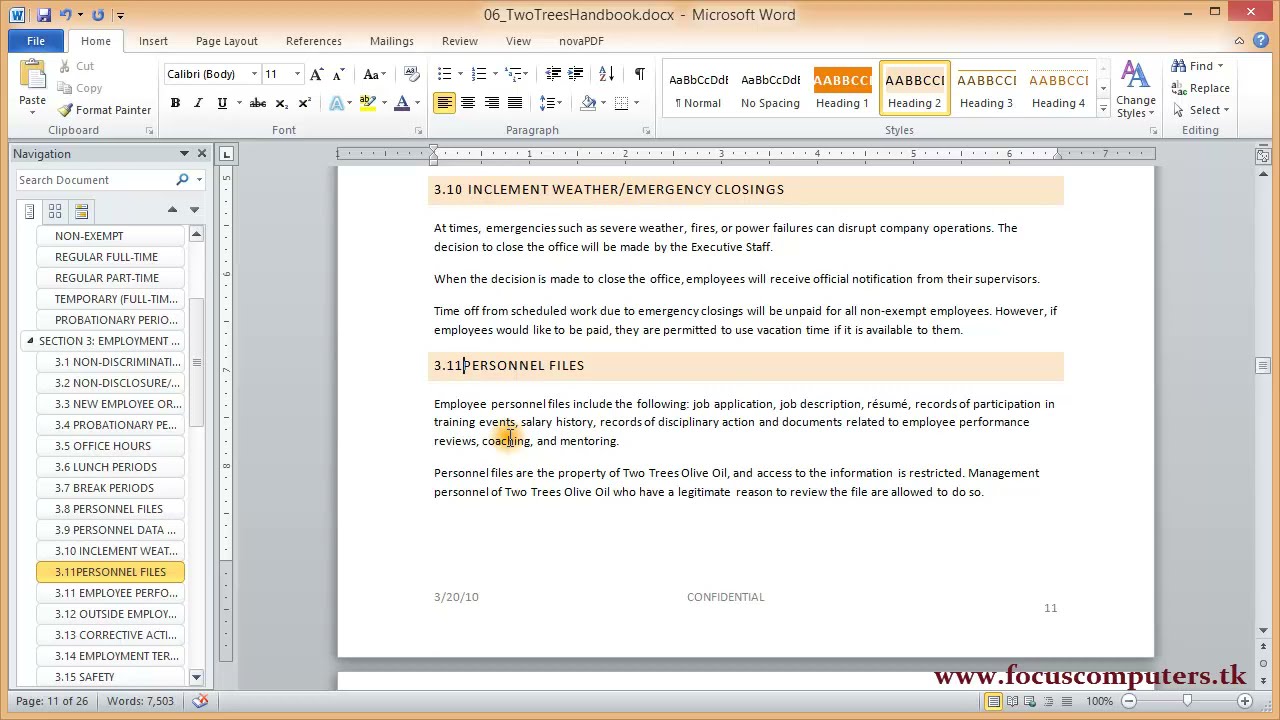 Microsoft Word in Tamil - Creating a Multilevel List Using Styles - 29