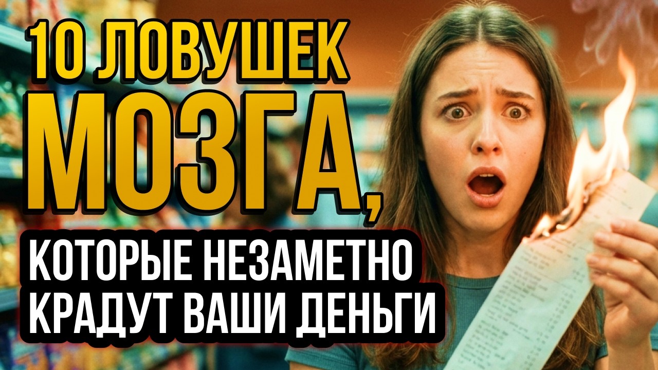 Ваш мозг вас обманывает: 10 причин, почему деньги утекают сквозь пальцы