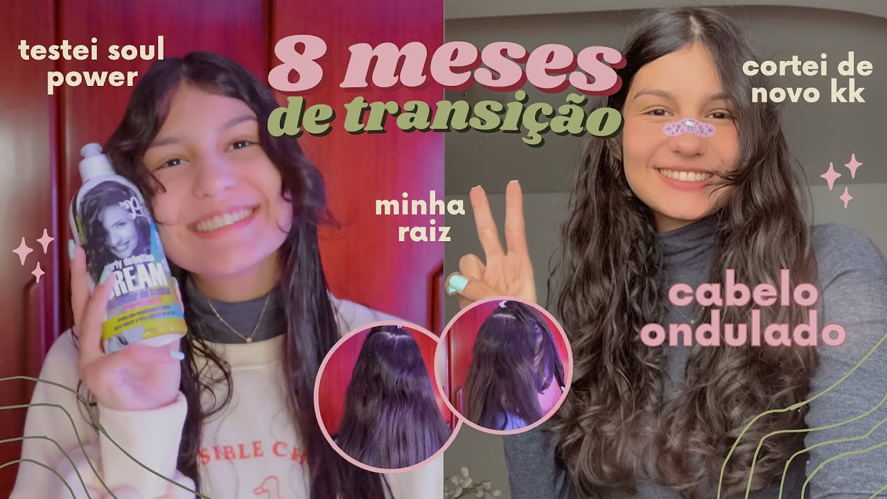 8 MESES DE TRANSIÇÃO CAPILAR | Testei Soul Power, mostrei a raiz, fiz corte em U (cabelo ondulado)
