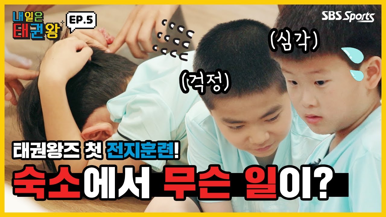 태권왕즈 첫 전지훈련! 숙소에서 무슨 일이...?! ㅣEP.5ㅣ매주 일요일 오전 9시ㅣ#SBSsportsㅣ#내일은태권왕 #TAEKWONDO #betheone 