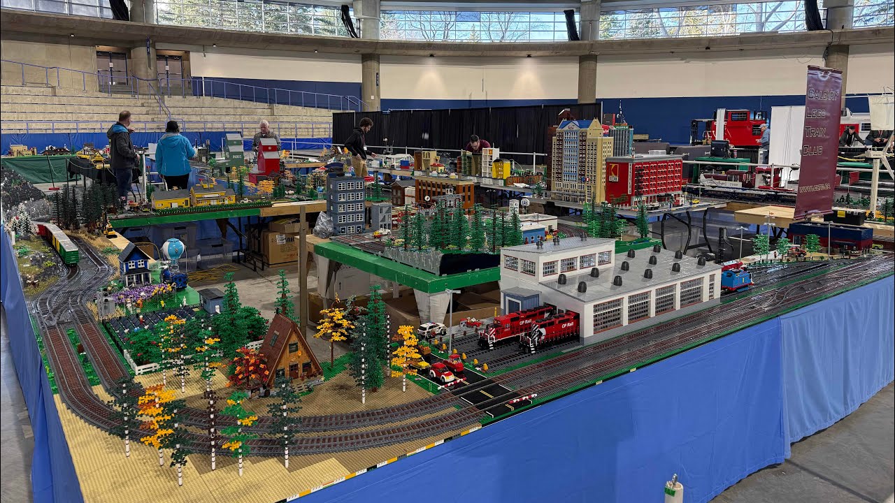 Calgary LEGO Train Club Layout - SUPERTRAIN 2025