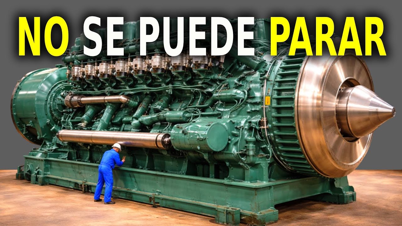 EL MOTOR más GRANDE del MUNDO – ¡Y apagarlo es un problema!