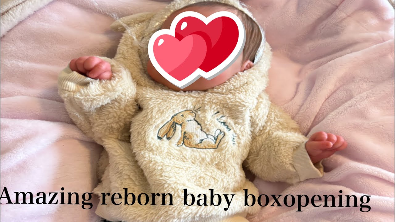 Reborn baby prototype boxopening 💜 beautifull girl reborn by Alexa Calvo😍