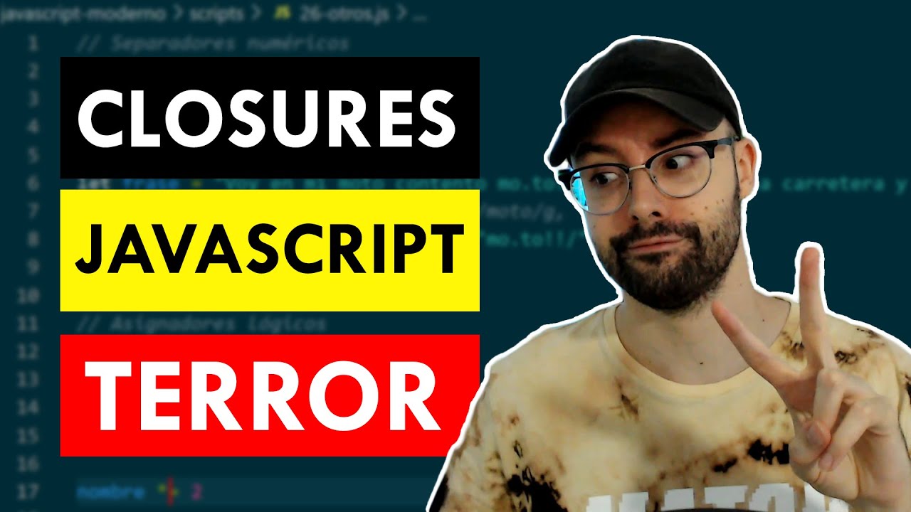 ¿Que son los Closures en JavaScript, como funcionan y por qué dan tanto miedo a los programadores? 📒