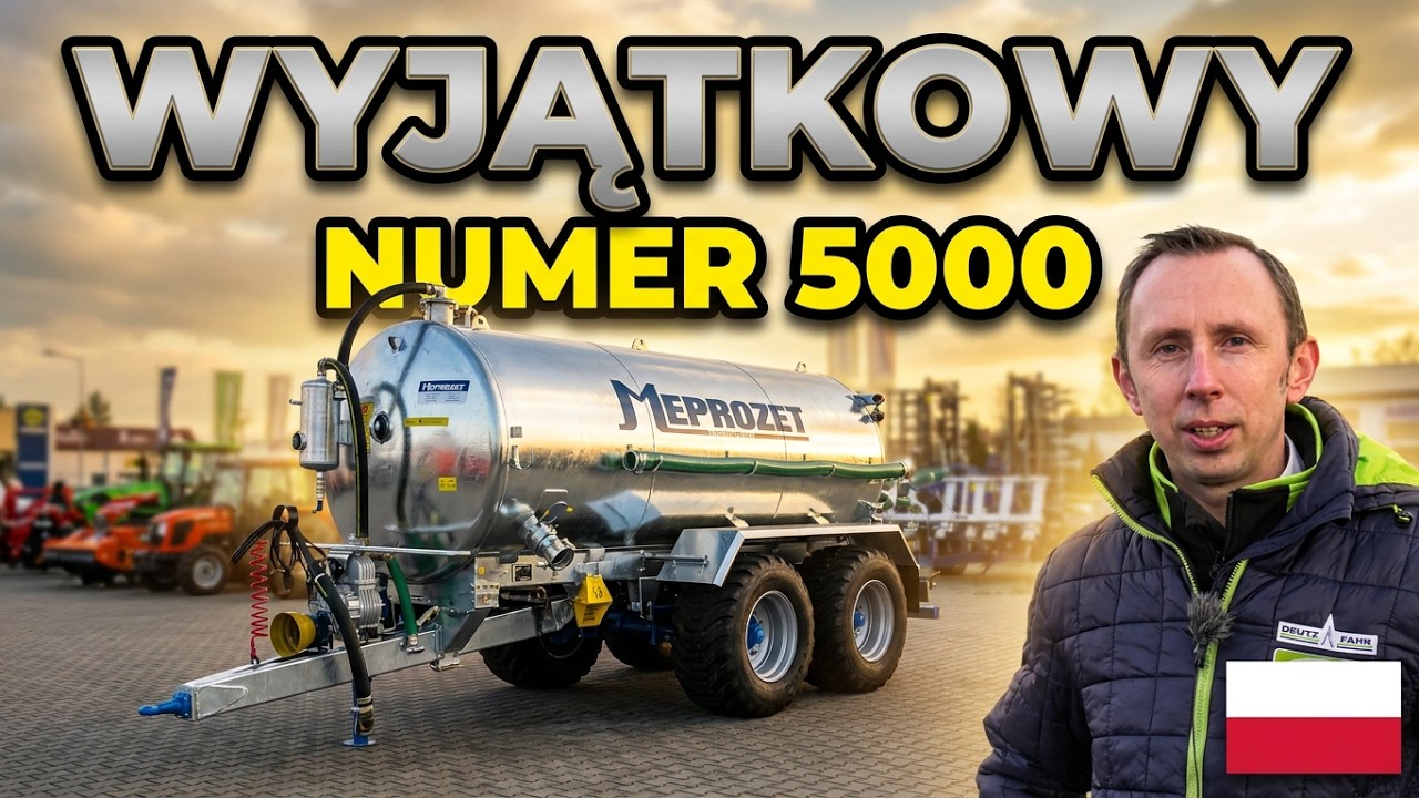 Dlaczego ten wóz asenizacyjny Meprozet jest wyjątkowy? 👉 Maszyna numer 5000 👍