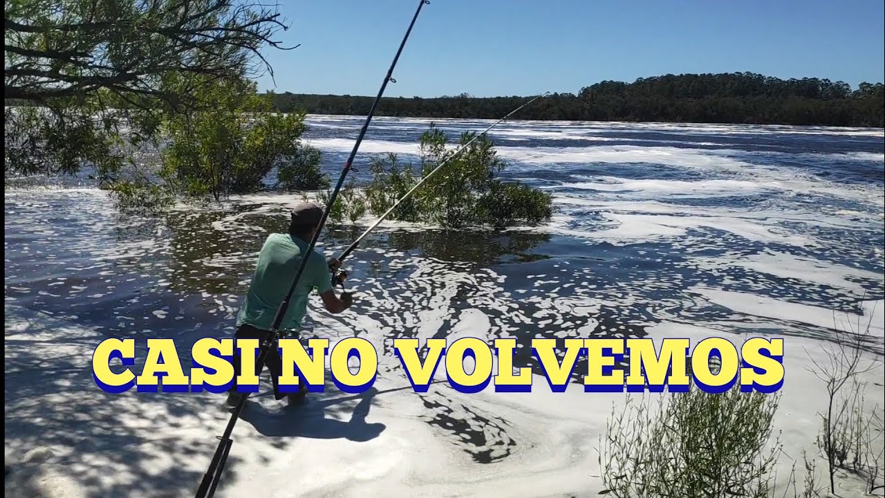 Nos corri&oacute; la creciente en Palmar en Pesca en agua dulce