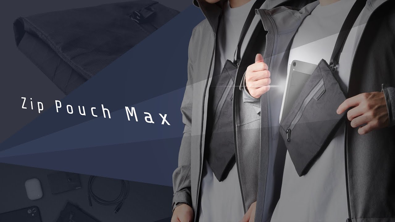 ALPAKA ZIP POUCH MAX / Durable and Slim iPad mini Sling - BPG_153