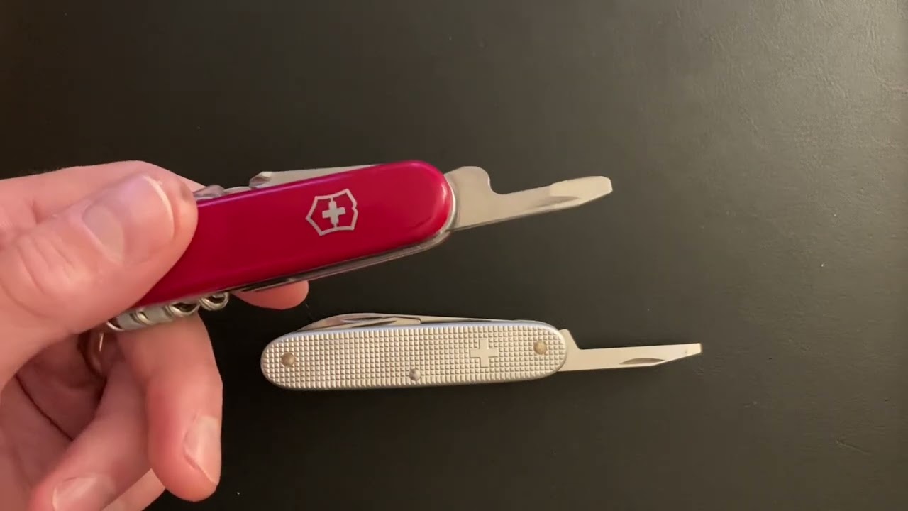Victorinox SAK mod: встроенная отвёртка для консервных банок