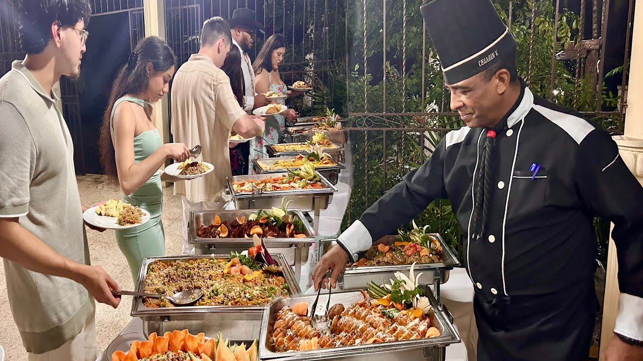 The Most Organized Wedding Buffet Setup Ever, Chef Cesarin
