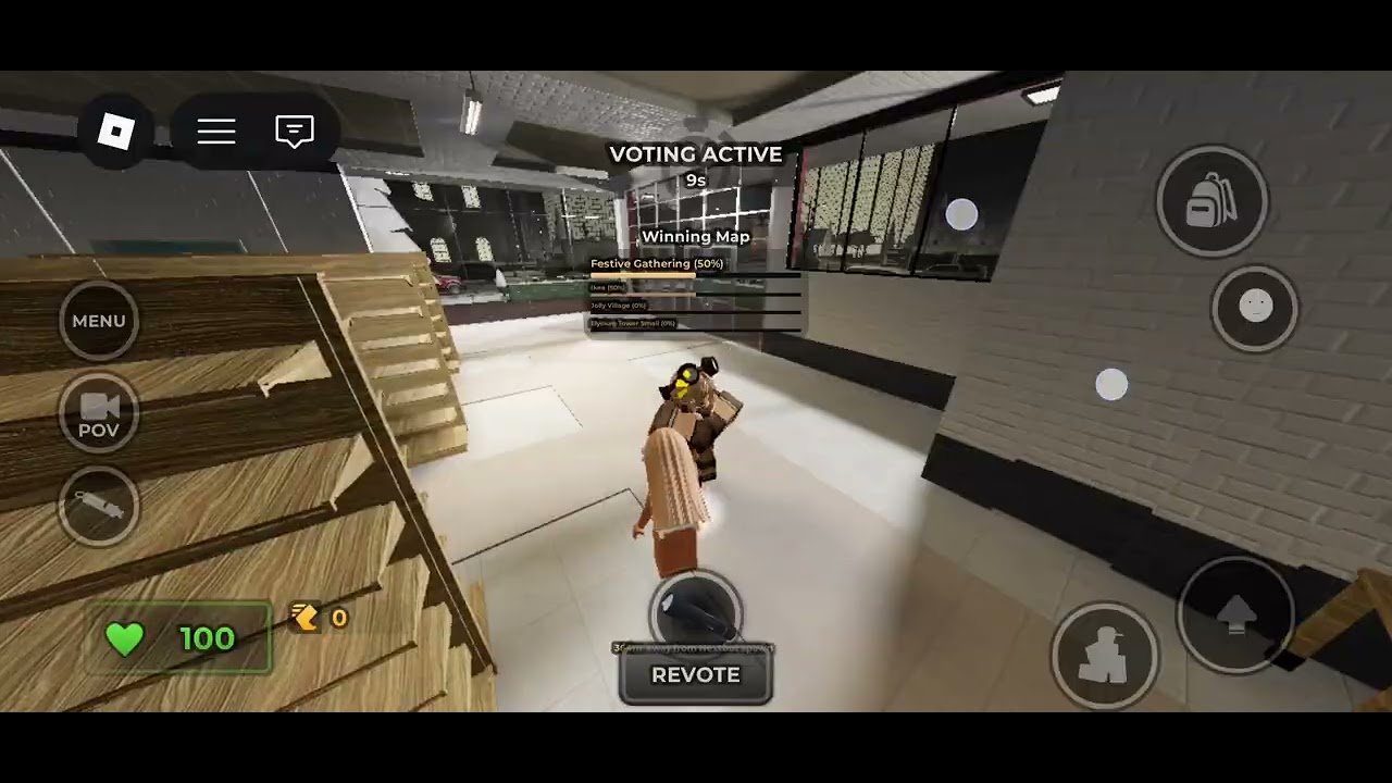 Playing evade (srry if it's a short video T_T) 