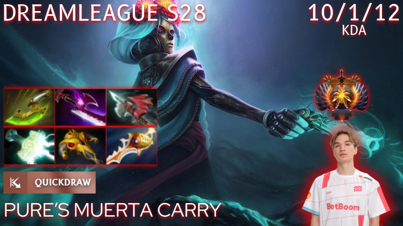 🐉 Dota 2 7.40c Pure's Muerta - Pure Made It Look Easy! Full Gameplay