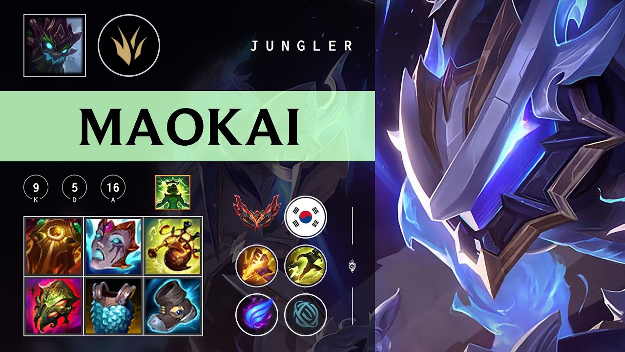 Maokai Jungle vs Vi - KR Grandmaster Patch 26.04