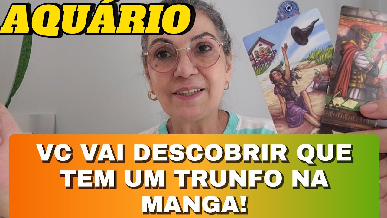 ♒️AQUÁRIO VEM DE QUALQUER JEITO🔮VOCÊ VAI DESCOBRIR QUE TEM UM TRUNFO NA MANGA! NINGUÉM LHE PARA🤗