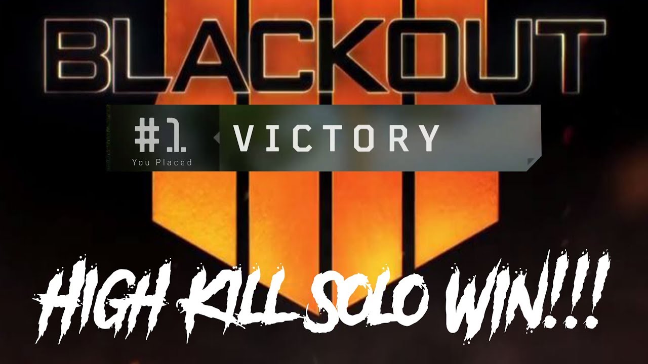 First Win On Blackout!!!! (Call Of Duty Black Ops 4) - 9 kills