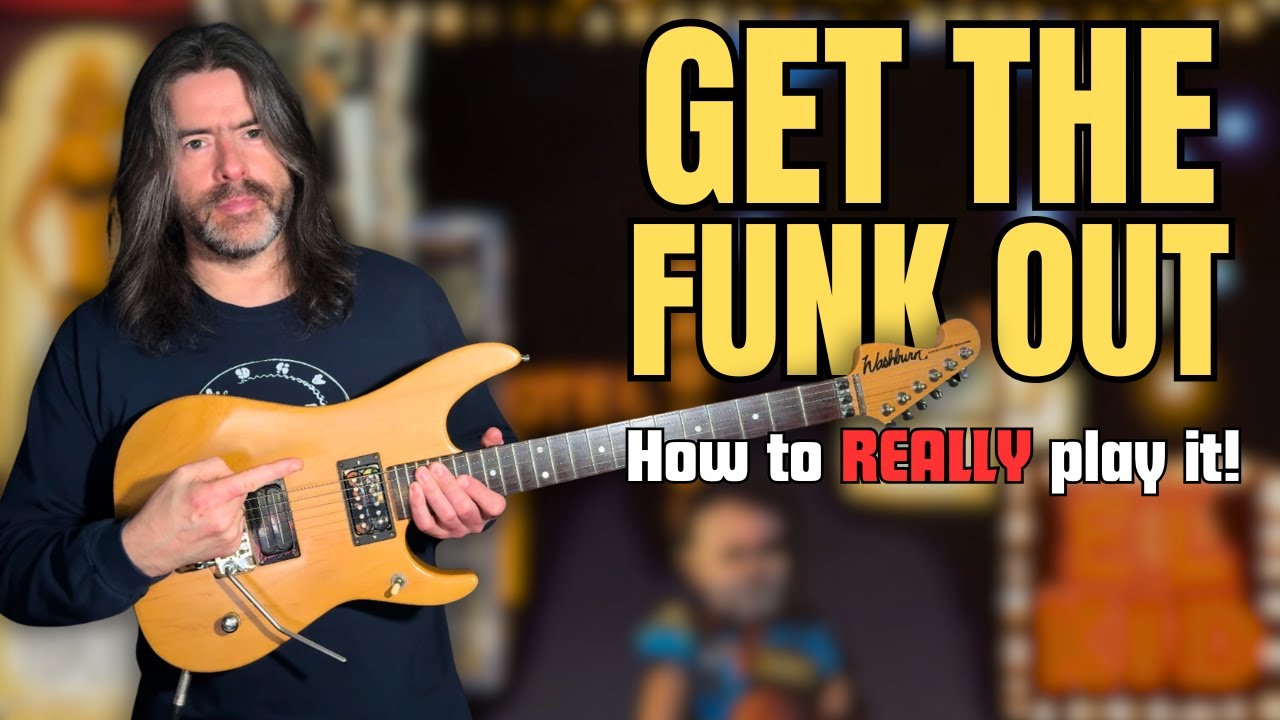 Экстрим — урок игры на гитаре «Get The Funk Out»: освойте ВСЕ ритмические партии! #masterthatriff
