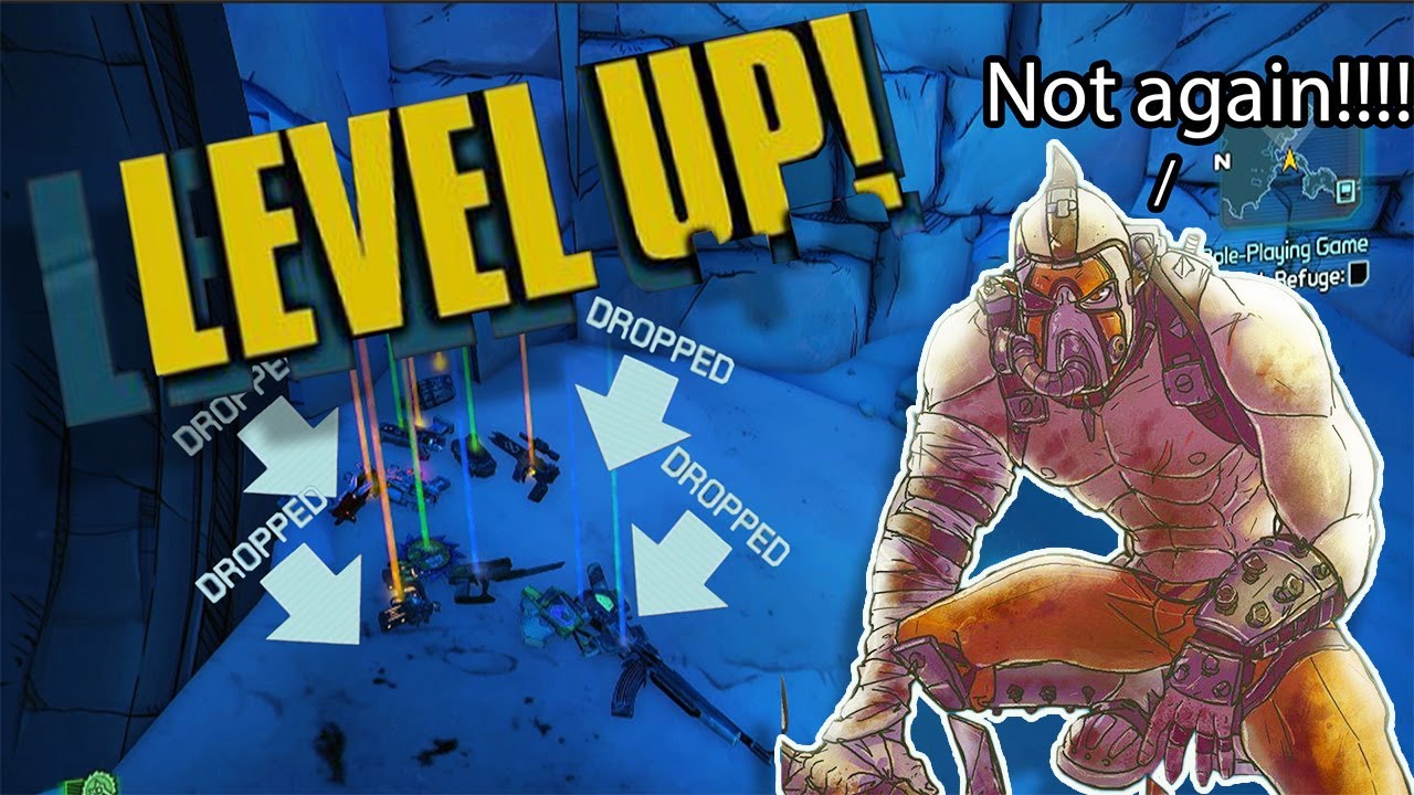 Borderlands 2, but we Drop EVERYTHING every time we Level Up!!!