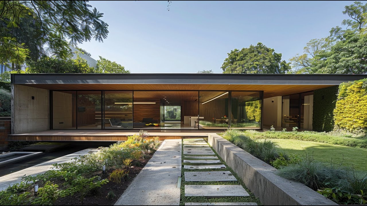 Smart Single-Level Concrete House Designs for Modern Families
