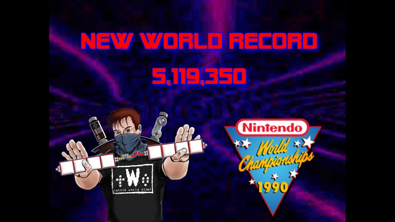 1990 Nintendo World Championships [NES] - 5,119,350 (First Ever 5 Mil.) (Former World Record)