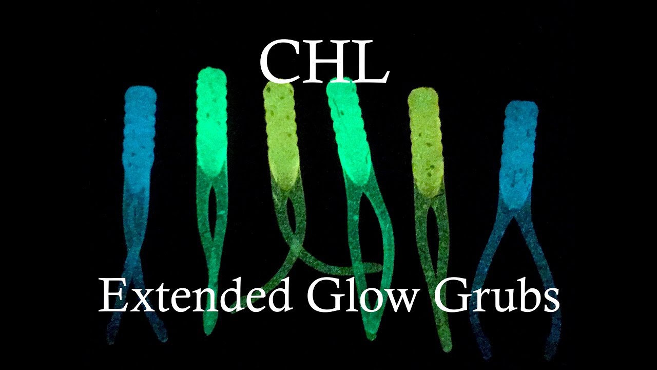 COMPLETELY HOOKED LURE EXTENDED GLOW GRUB FIELD-TESTED!