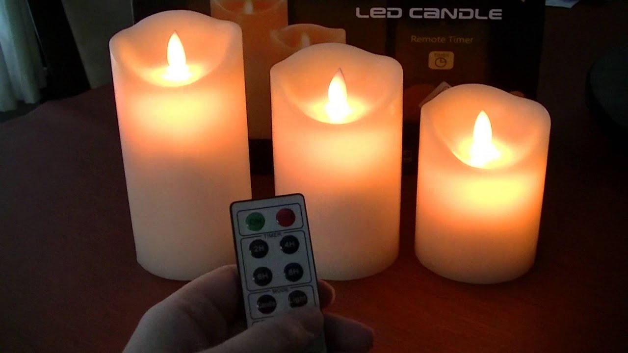 Comenzar LED candle lights