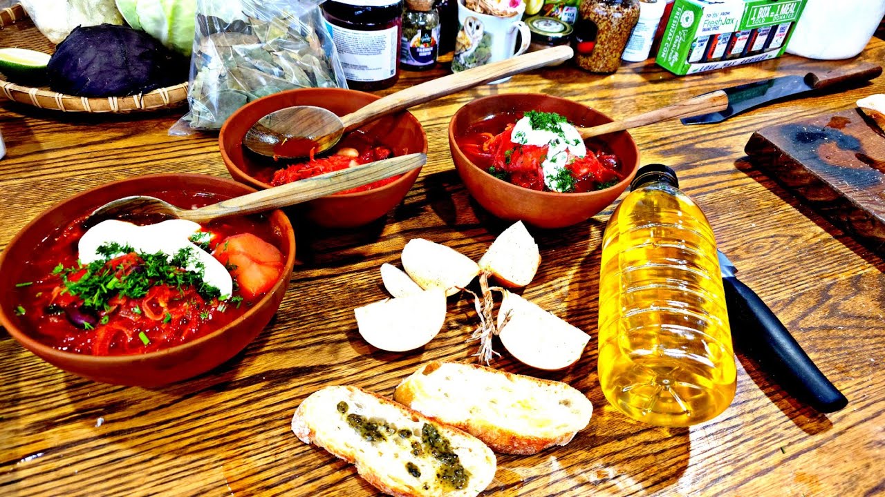 Первый Борщ без Мяса в Этом Году. Борщ! За уши не оторвешь. Бабушкины рецепты. Попробуйте!