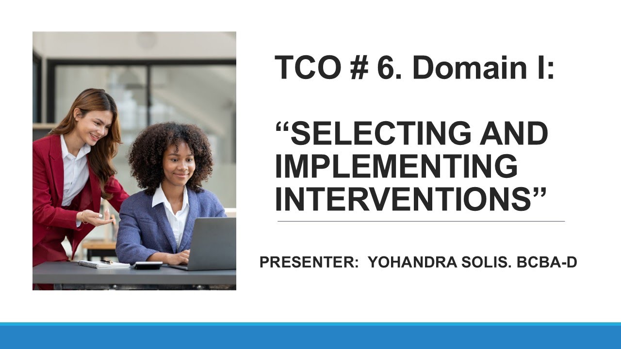 Selecting and implementing interventions