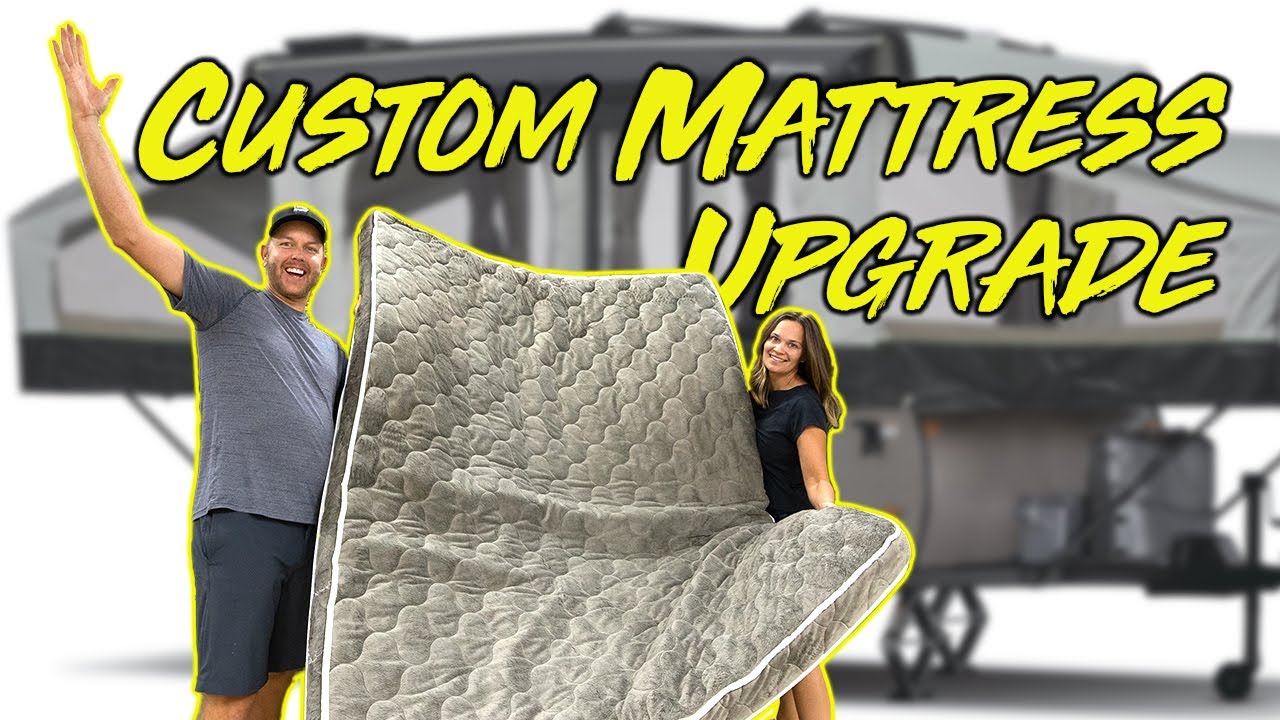 NEW Mattress in my POP UP CAMPER - Custom CUT 6
