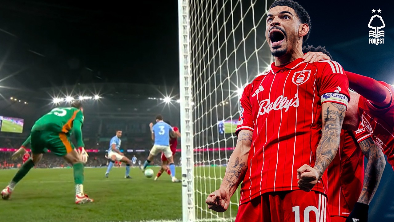 Every Angle of Incredible Morgan Gibbs-White Finish! 😮‍💨 | Manchester City 2-2 Nottingham Forest