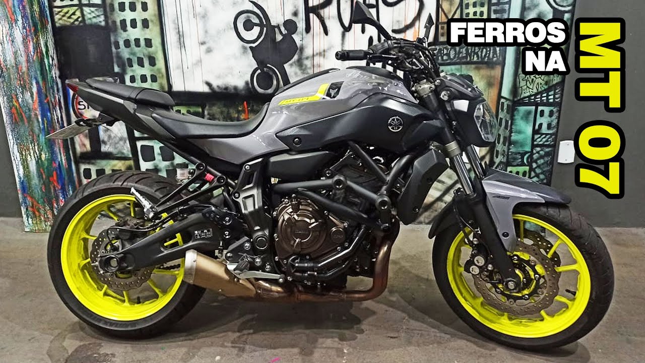 Instalando os Ferros na MT 07 e Corrigindo Defeitos Crônicos de Barulho (Stunt Gage)