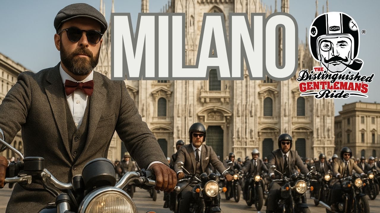 🎩 Distinguished Gentleman’s Ride 2025: Milano 🏙️ Capitale di solidarietà ❤️ e fascino su Moto 🏍️