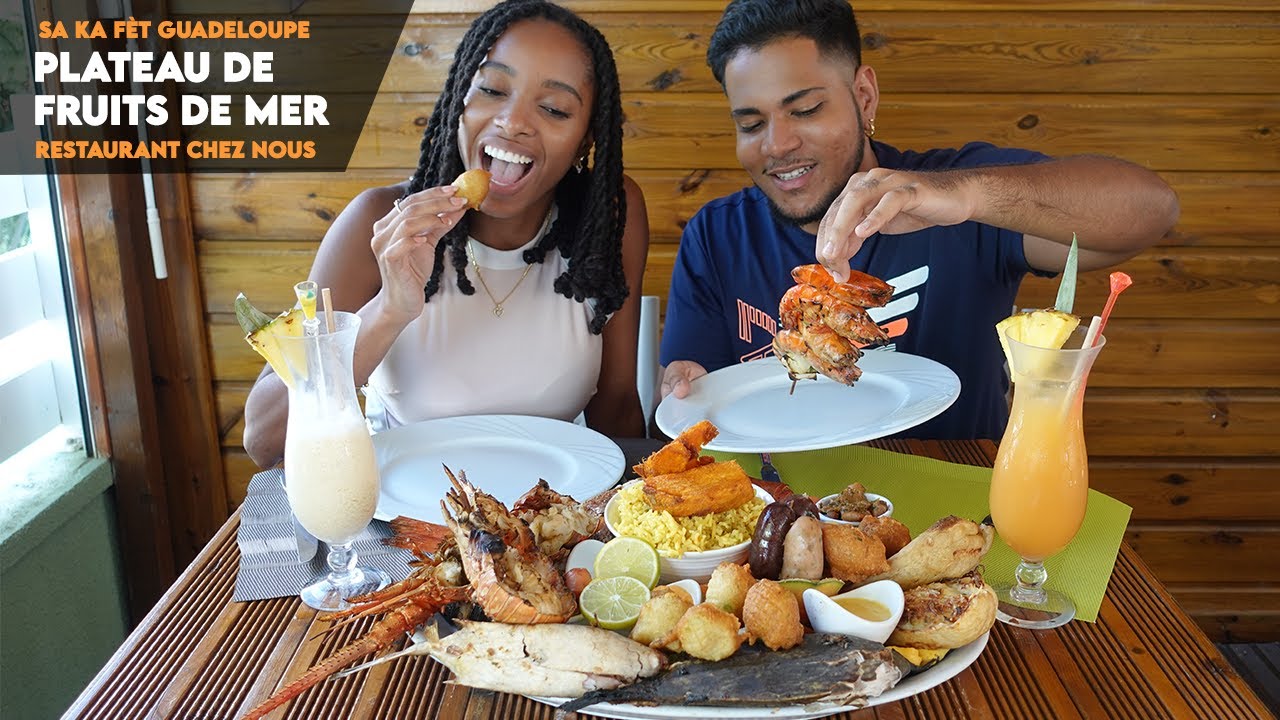 GUADELOUPE VLOG #21 : LE MEILLEUR PLATEAU DE FRUITS DE MER DE SAINT-FRANÇOIS ! C'EST FORMIDABLE !