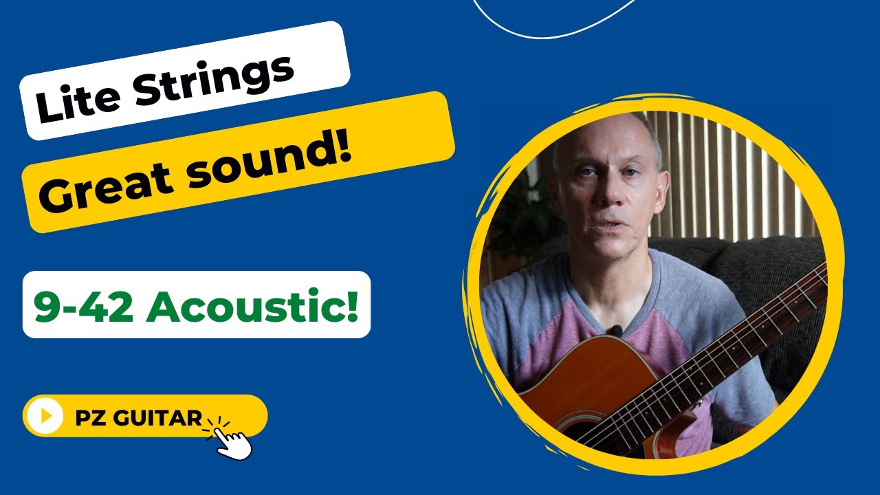 Acoustic Guitar strings 9-42 sound and feel AWESOME