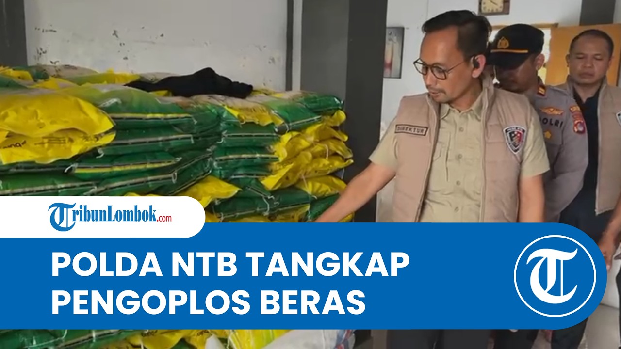 Modus Pindahkan Isi Beras SPHP ke Karung Polos, Warga Kediri Ditangkap Satgas Saber Pangan NTB