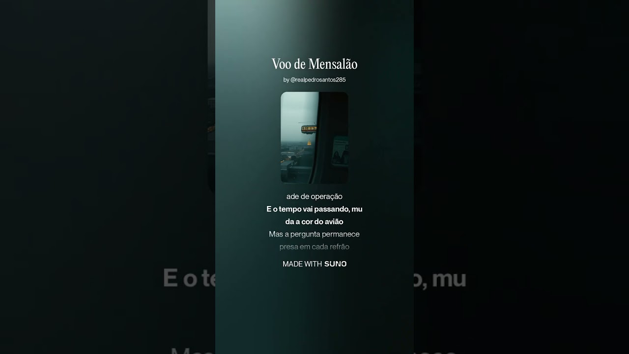 “O avião sobe…” — MPB sobre Mensalão, poder e povo no chão