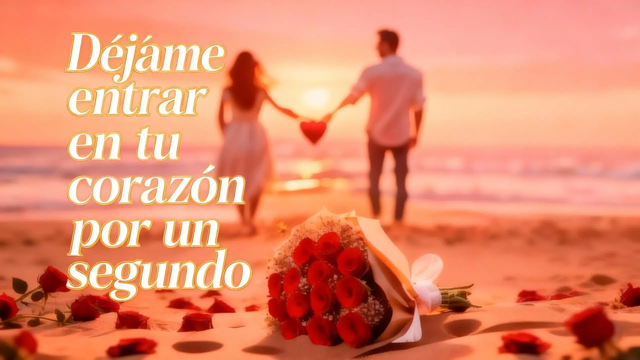 Déjame entrar a tu corazón un segundo mi amor
