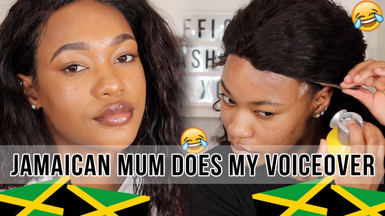 MY JAMAICAN MOM DOES MY VOICEOVER | HAIR & MAKEUP ♡ @OfficialTashika