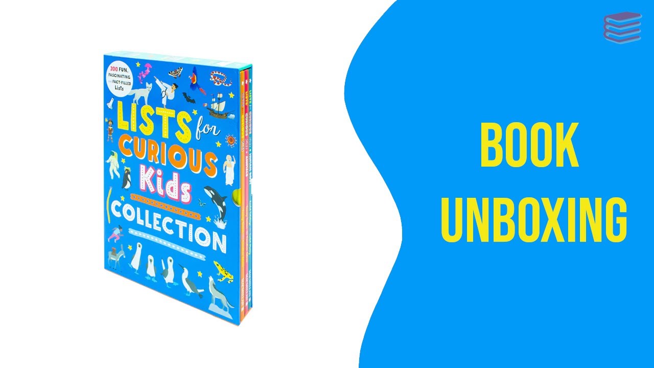 Lists for Curious Kids 3 Books Collection Set by Tracey Turner and Rachel Delahaye - Book Unboxing