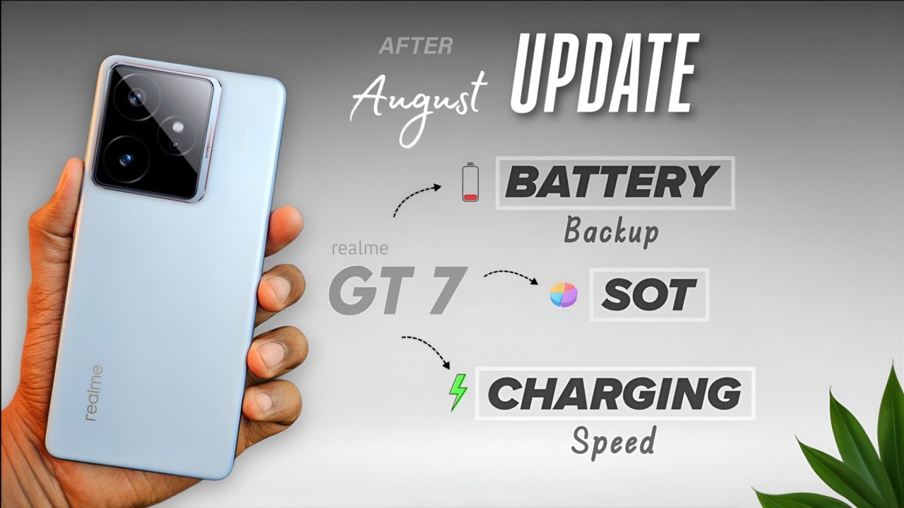 Realme GT 7 Battery Backup, Charging Speed & Ideal Battery Drain Testing After Latest Update