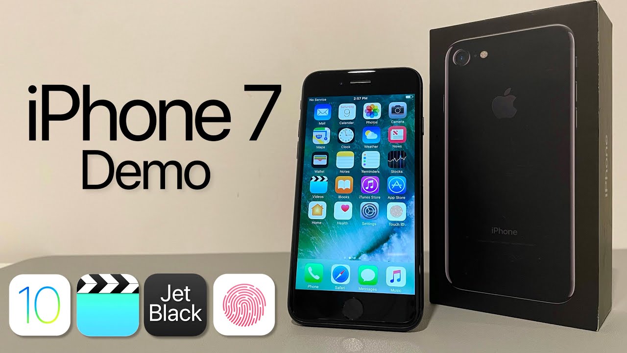 Unboxing a DEMO Model iPhone 7 - NEVER Used!