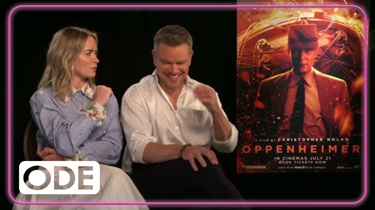 Emily Blunt & Matt Damon talk Barbenheimer!