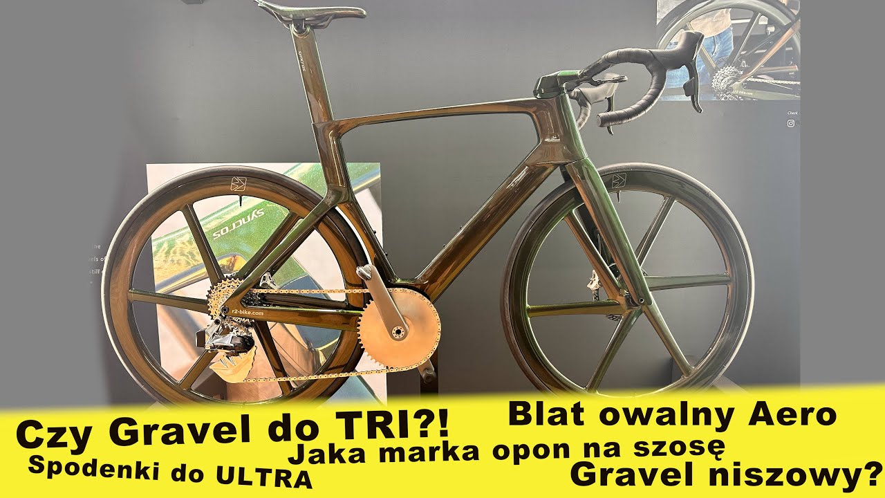Pytania Q&A za sierpień 2023 - opony specialized do trek, jaki gravel + triathlon blat owalny aero