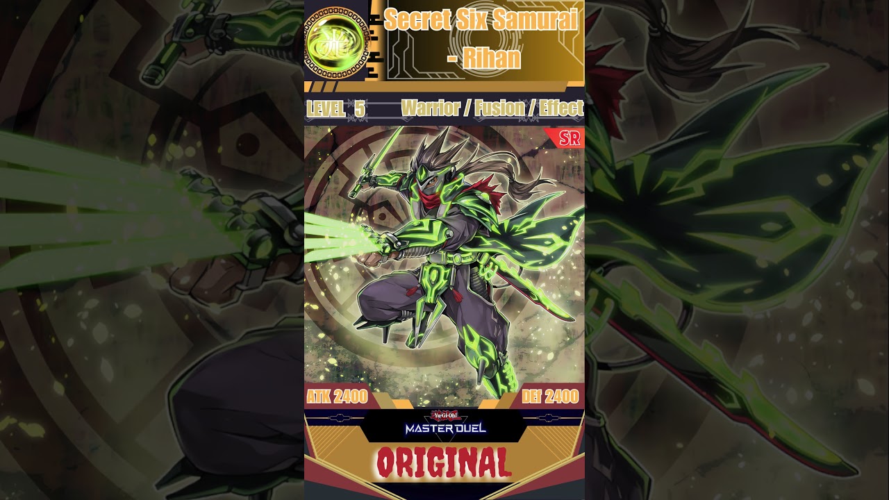 Yu Gi Oh โดย AI  Secret Six Samurai Part 2 #yugioh  #yugiohmasterduel #aigenerated #shorts