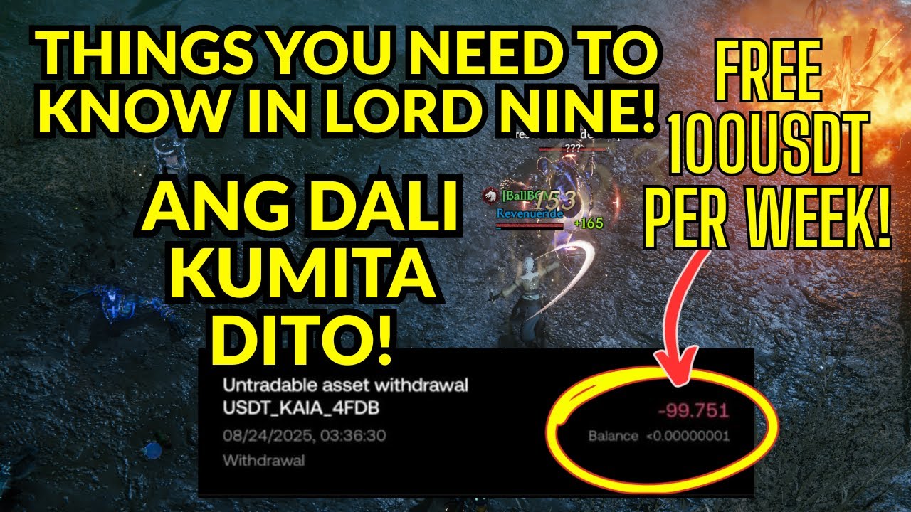THINGS YOU MUST FOCUS IN LORD NINE TO BECOME STRONGER FAST | FREE ₱5648.18 EVERY WEEK KIKITA KA DITO