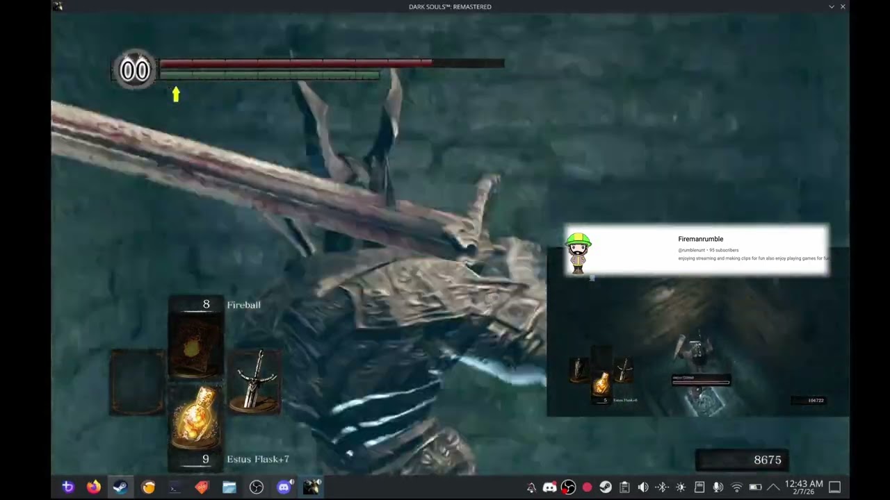 Exploring the Artorias DLC for Dark Souls Remastered (Featuring FiremanRumble)