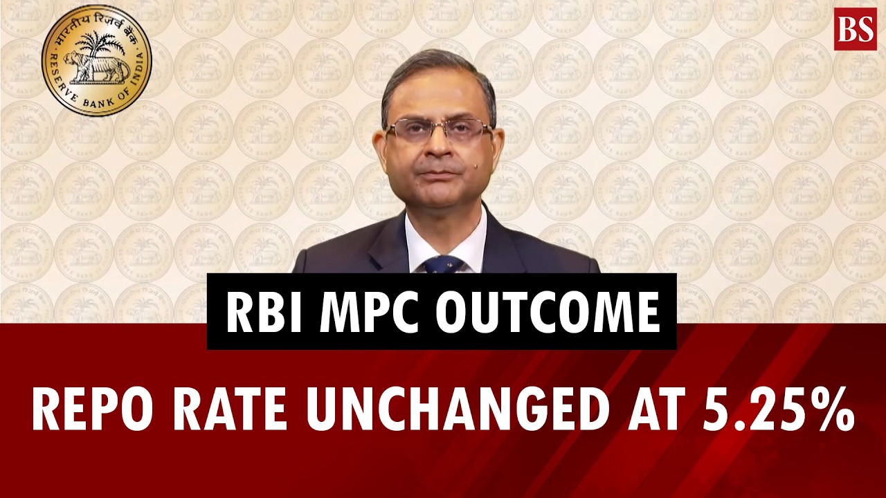 RBI MPC keeps repo rate unchanged at 5.25%, maintains 'neutral' stance