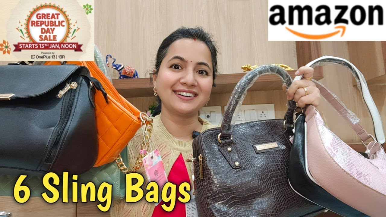 6 Affordable Sling & Office Bags From Amazon | Trendy Bags Haul | Neema's Corner