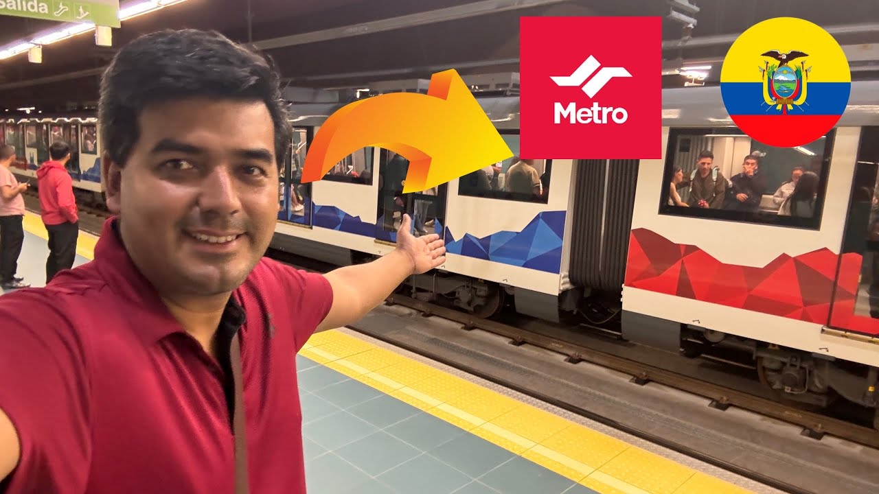 Así puedes VIAJAR en el METRO de QUITO 🇪🇨 / Todo lo que debes saber