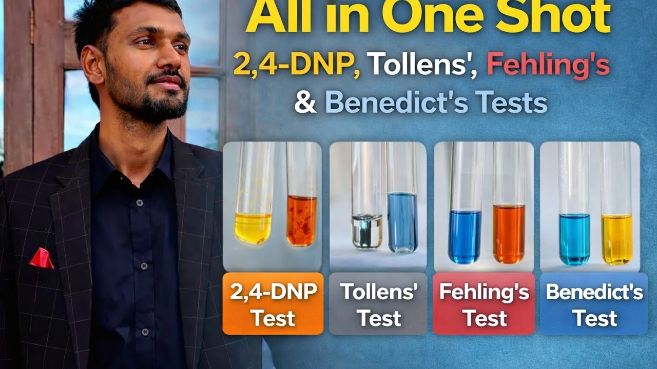  Test of carbonyl compounds। 2,4-DNP test, Tollens test , Fehlings test and Benedict test।