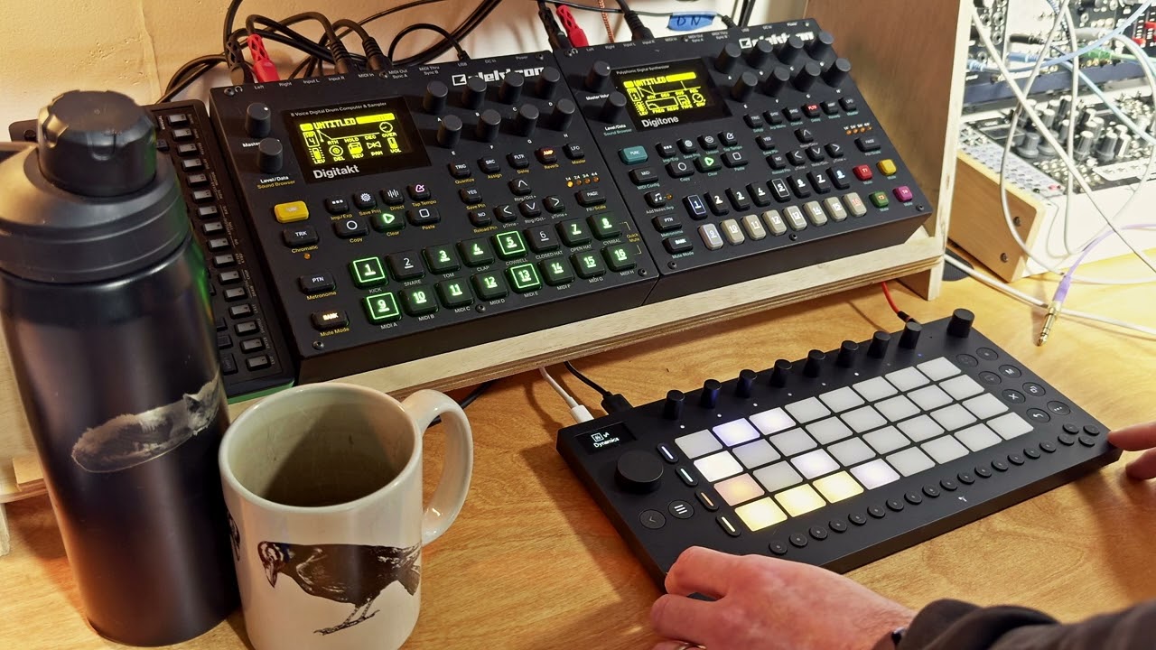 Dub Techno Jam // Ableton Move, Digitakt, Digitone